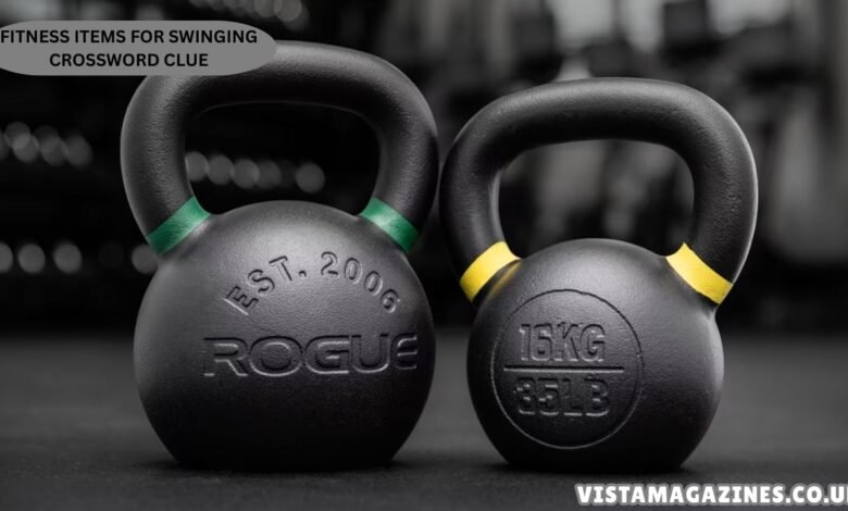 Fitness Items for Swinging Crossword Clue