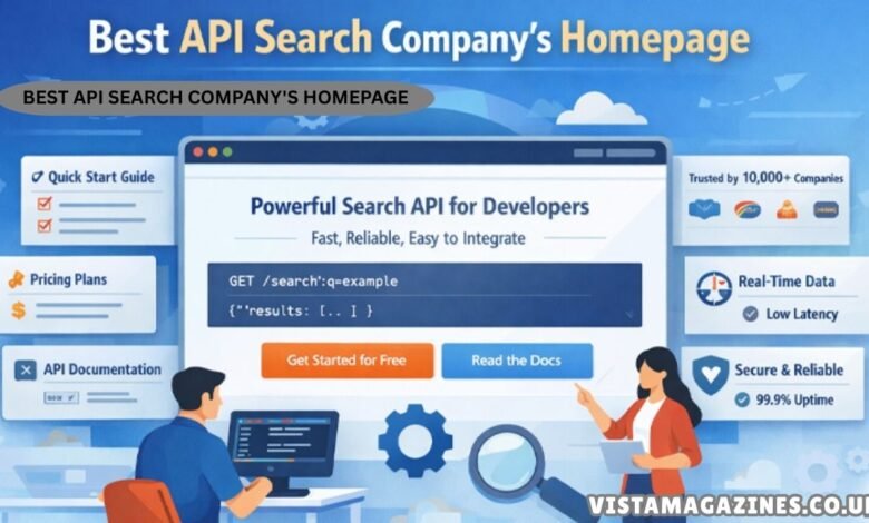 Best API Search Company's Homepage
