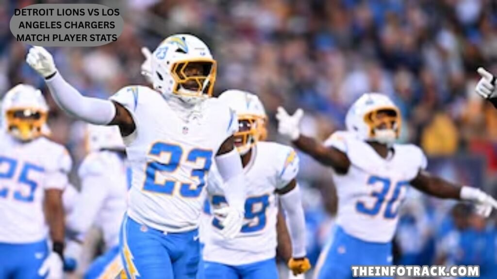 Detroit Lions vs Los Angeles Chargers Match Player Stats