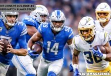 Detroit Lions vs Los Angeles Chargers Match Player Stats