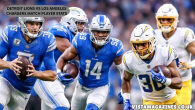 Detroit Lions vs Los Angeles Chargers Match Player Stats