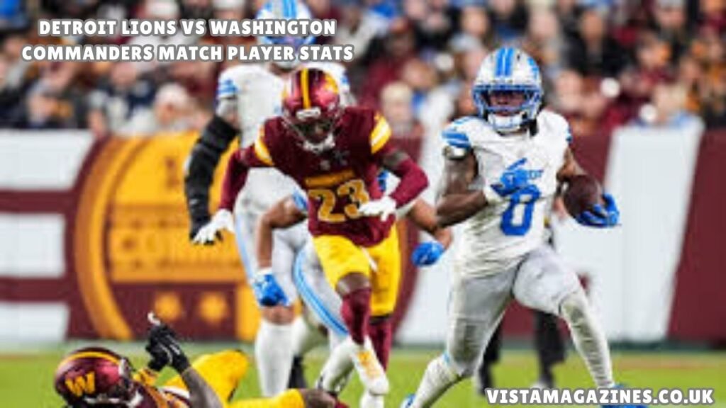 Detroit lions vs washington commanders match player stats