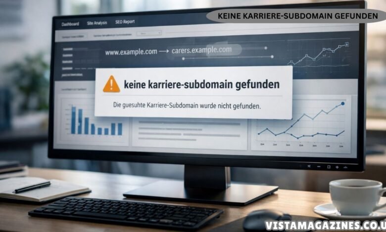 Keine Karriere-Subdomain Gefunden