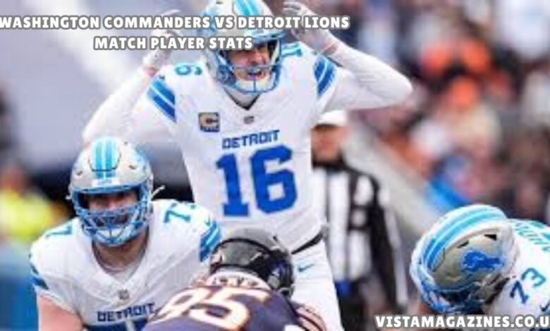 washington commanders vs detroit lions match player stats